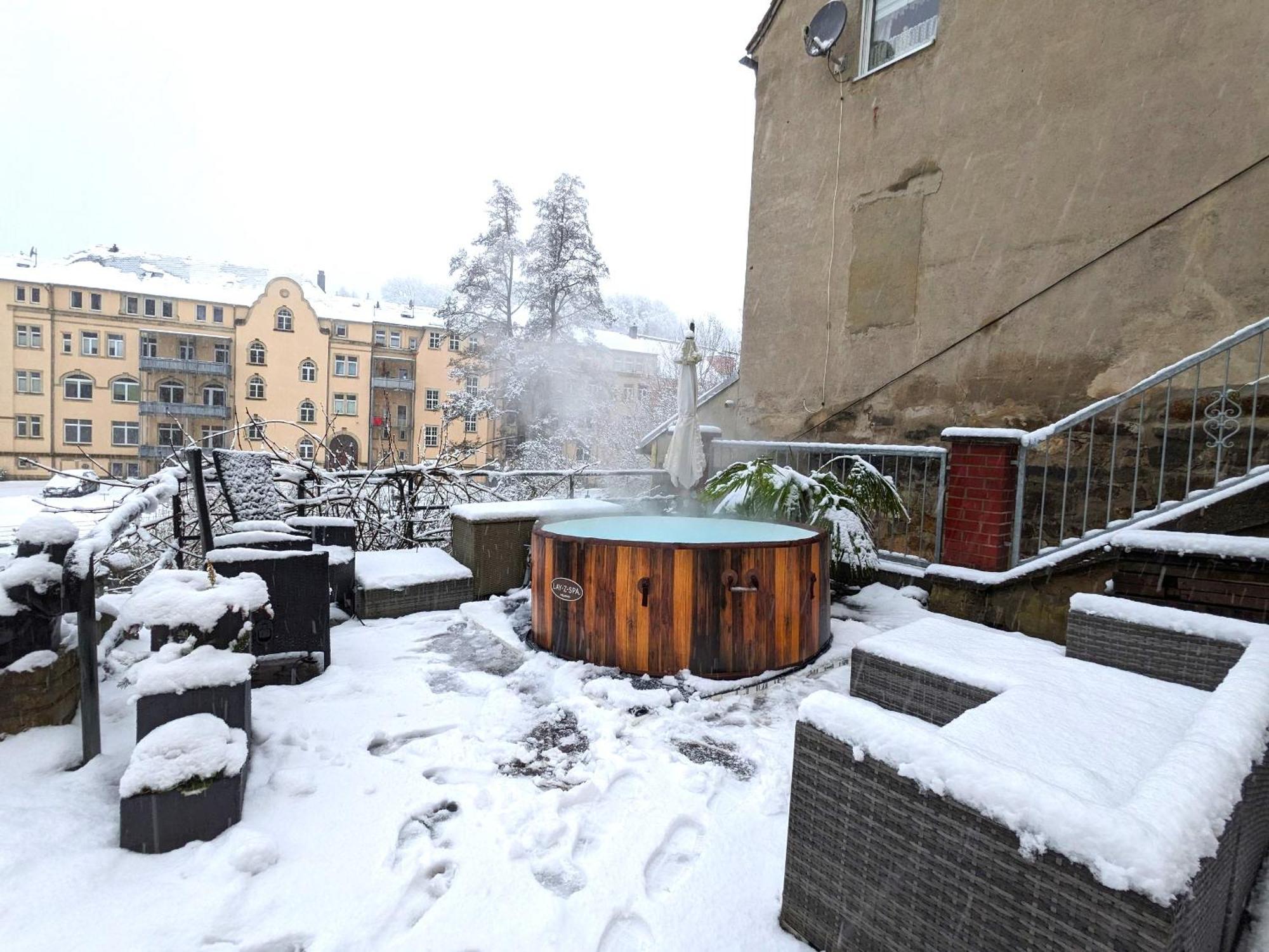 Ut - Urlaubsmagie - Urlaubstraum Mit Whirlpool, Pool & Sauna Sebnitz Exterior photo